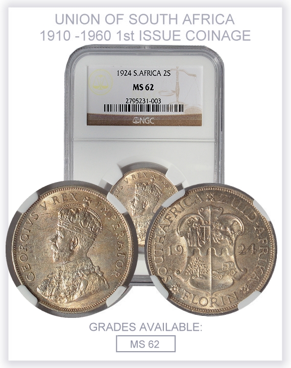 1924_2_Shilling_MS62_NGC_Graded_and_Slabbed