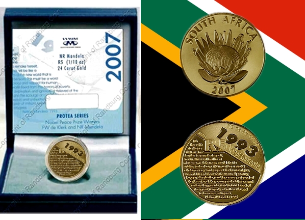 2007_Mandela_Gold_Proof_Tenth_oz_Mandela_De_Klerk_Coin