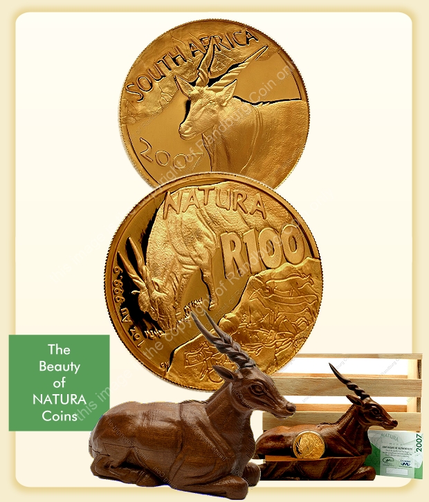 2007_Natura_Eland_1_oz_Gold_Coin_Figurine_Edition