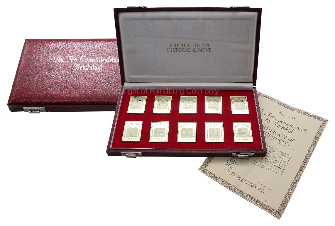 1978 Gold Tretchikoff 10 x Proof Medallions Set 6