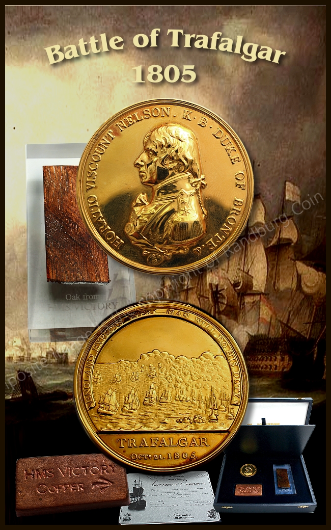 2005 200th Anniversary Battle of Trafalgar Commemorative Medal