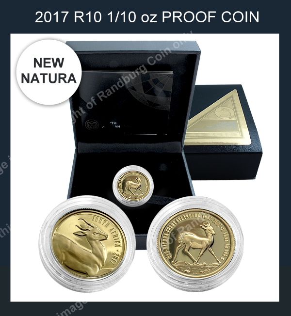 2017 Gold R10 Tenth Natura Coert Steynbergs 1946 Springbok design