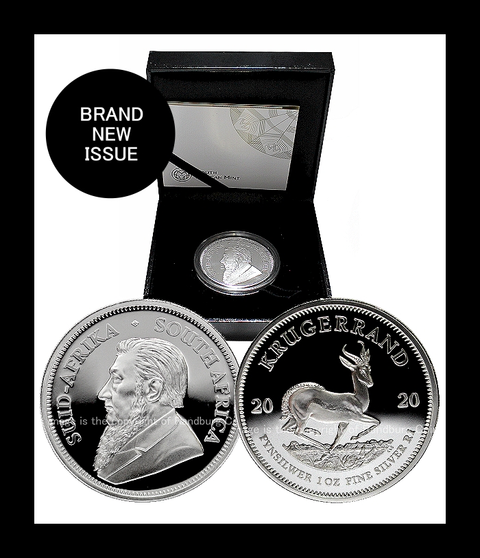 2020 1oz Fine Proof Silver Krugerrand