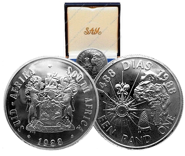 1988 R1 Proof Silver Dias