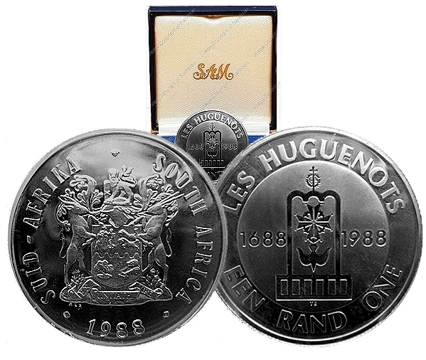 1988 R1 Proof Silver Huguenot