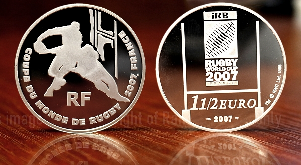 2007 Silver Coupe Du Monde France Rugby World Cup 