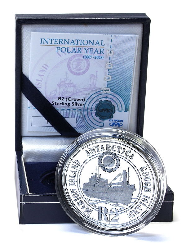 2008 SA Silver R2 Proof Polar Antartica