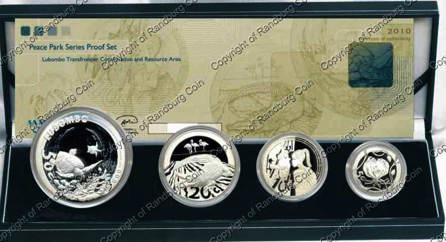 2010 Peace Park Series Silver Proof Set Great Lubombo