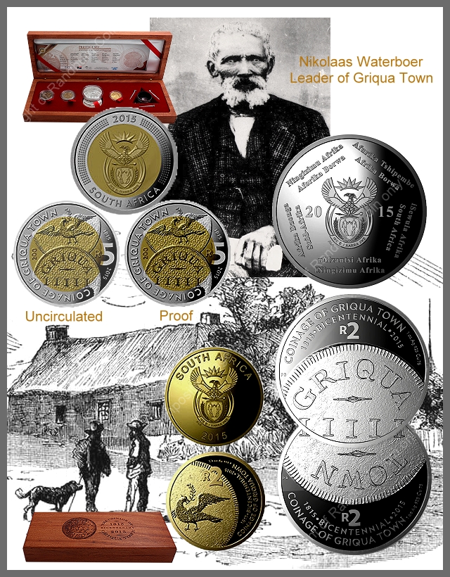 2015 Gold Bicentennial of the Coinage of Griqua Town Prestige Set