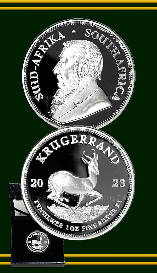 2023 Silver 1oz Proof Krugerrand aa