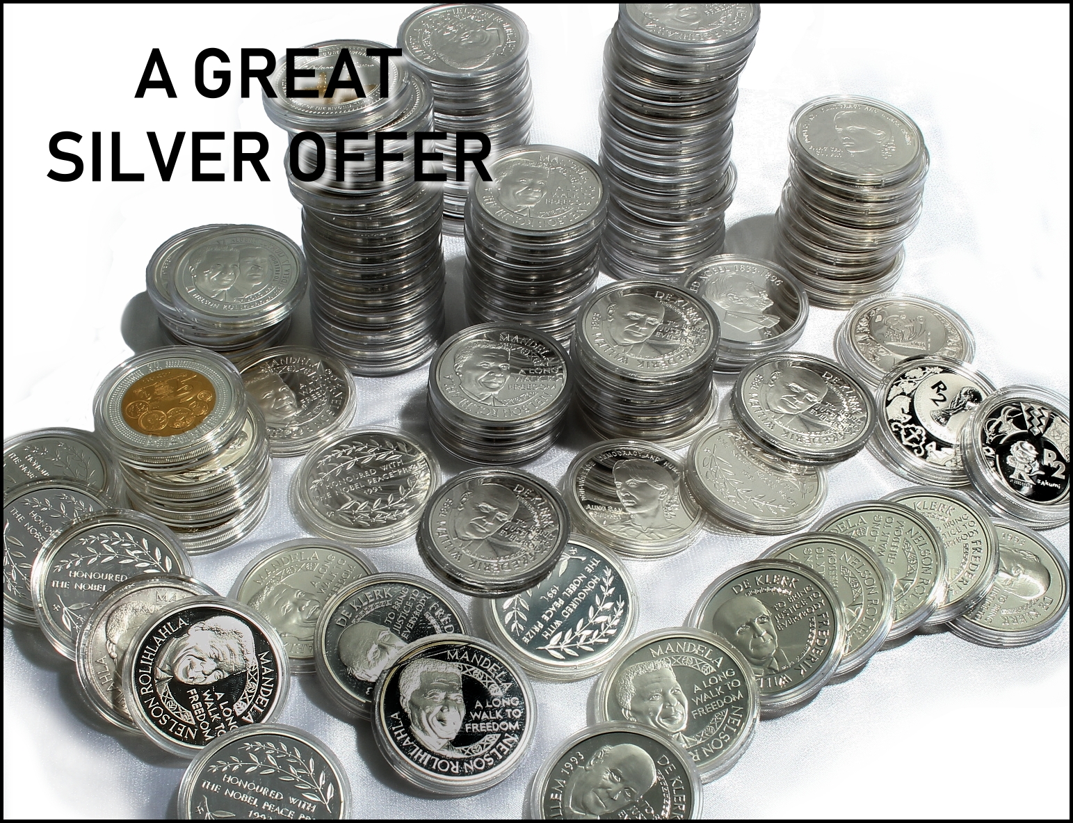 Mixed Proof Silver 1oz Coins and Medallions