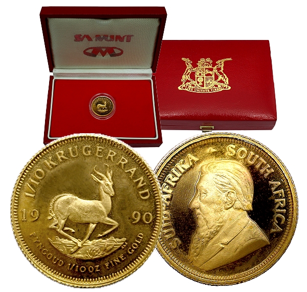 1990 Gold Proof Tenth oz Krugerrand a