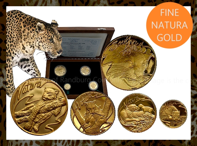 1998 Gold Prestige Leopard 4 Coin Set