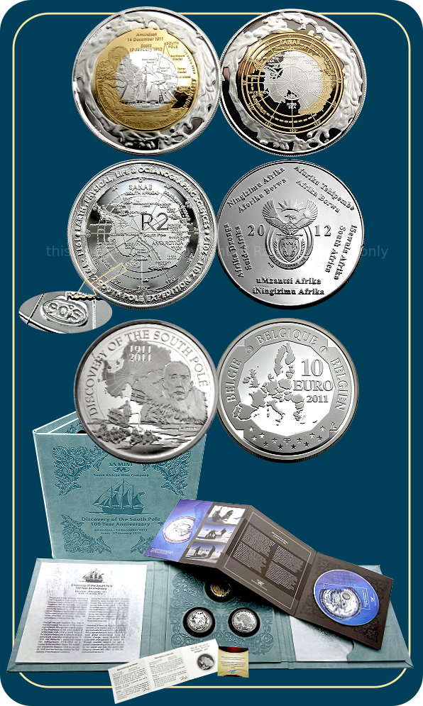 2012 Dicovery of the South Pole 100Yr Anniversary Set