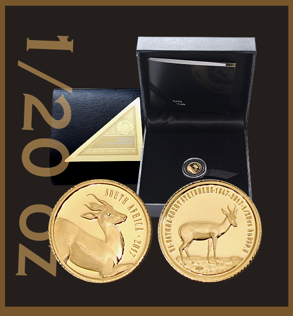 2017 Gold Twentieth oz R5 Natura Coin