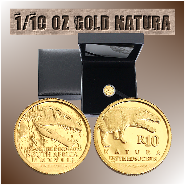 2018 Gold R10 Tenth oz Gold Natura Coin