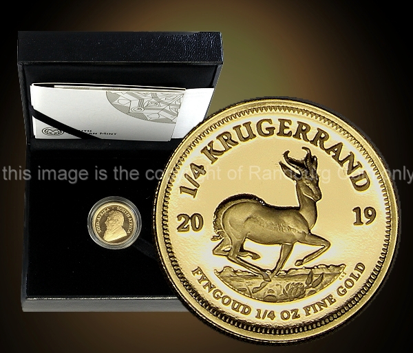 2019 Gold Quarter oz Krugerrand