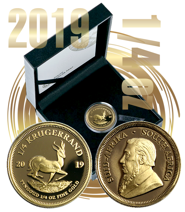 2019 KR Gold Proof Quarter oz aa