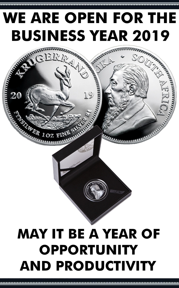 2019 Silver Proof Krugerrand New Year