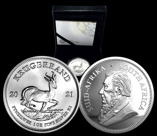 2021 1oz R1 Fine Silver Proof Krugerrand