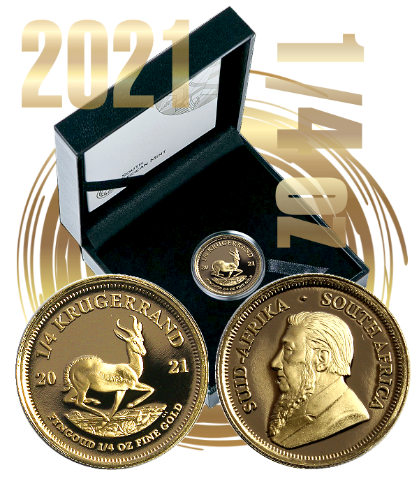 2021 KR Gold Proof Quarter oz a