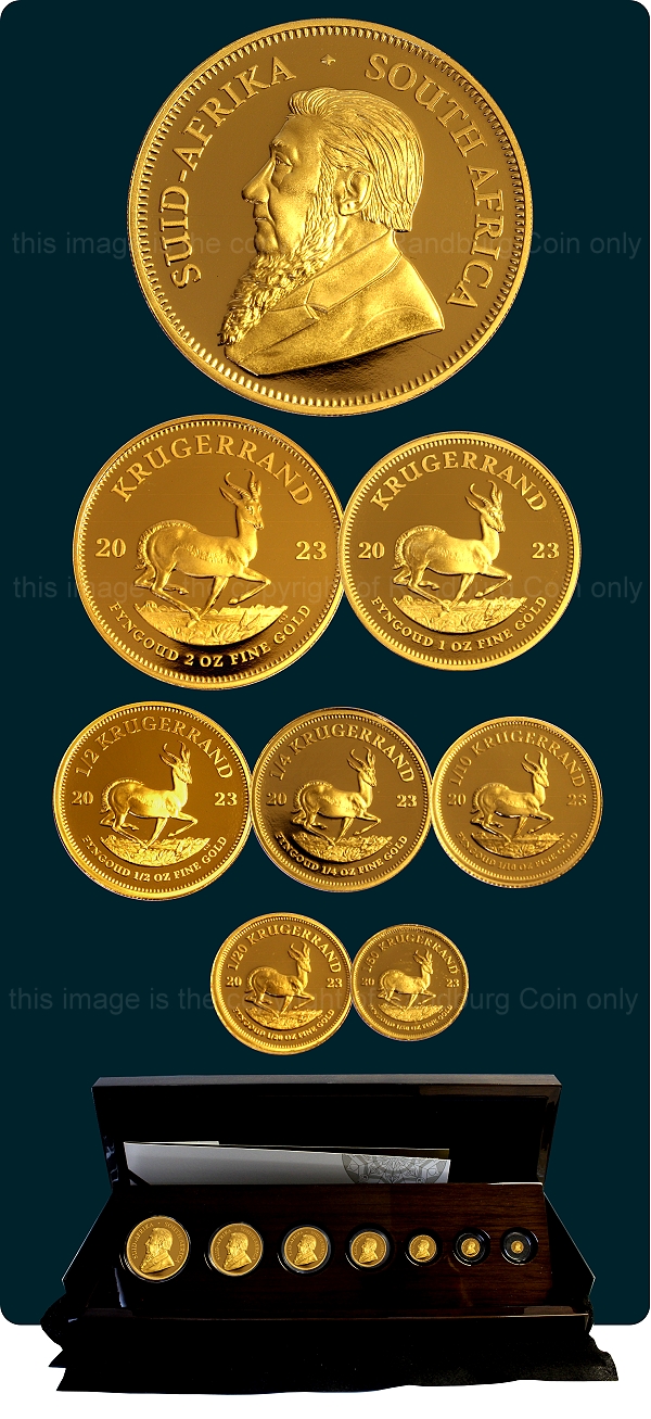 2023 Gold Proof Krugerrand 7 Coin Prestige Set