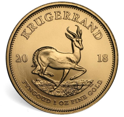 2018 1 oz Krugerrand Bullion rev