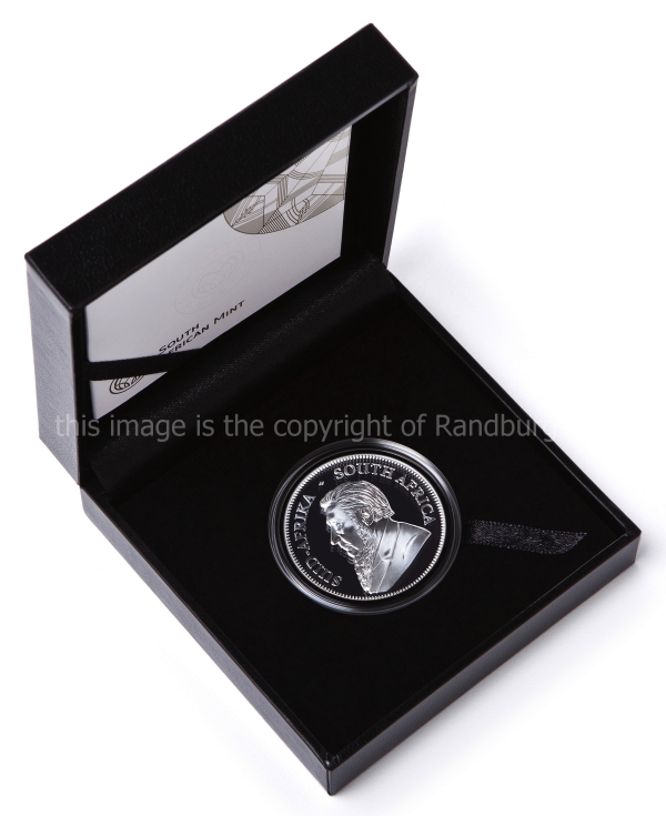 2019 Silver Proof Krugerrand box open