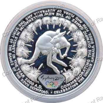 Australia 2000 Olympics Silver proof 5 Dollar - Kangaroo