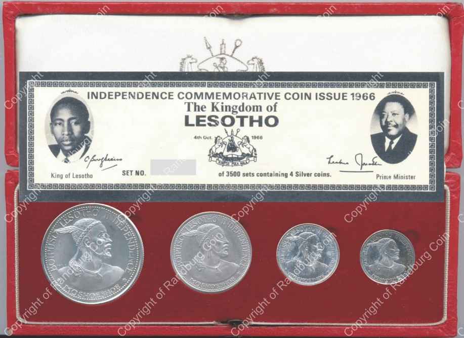 Lesotho Proof Silver Coin Set